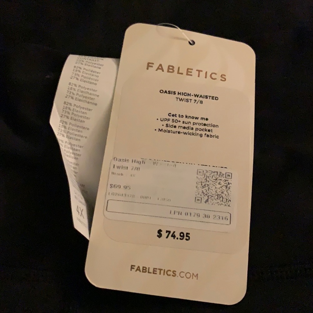 Fabletics PureLuxe Oasis, high-waisted, twist, 7/8